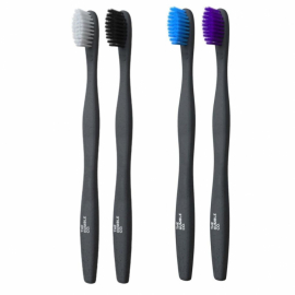 Tandborste 70% Växtbaserad Plast 2-pack, Soft