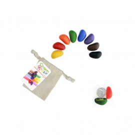 Crayon Rocks - Stenkritor i Vit Ekopåse 8 st