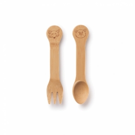 Bambu - Gaffel & Sked Barn i Ekologisk Bambu