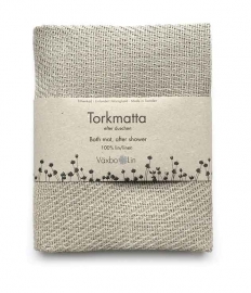 Växbo Lin - Torkmatta Oblekt