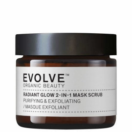 Evolve Organic Beauty - Radiant Glow 2-in-1 Mask Scrub, 60 ml
