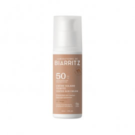 Laboratoires de Biarritz- Solskydd Ansiktskräm Tonad SPF50, Beige
