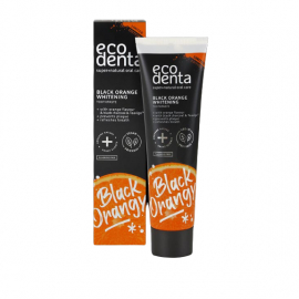 EcoDenta - Naturlig Tandkräm Black Orange Whitening, Aktivt kol & Teavigo