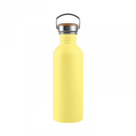 Bambaw - Färgad Flaska Rostfritt Stål 750 ml, Yellow Beam