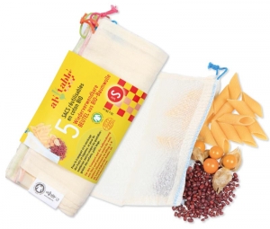 Ah! Table! - Tygpåse i Ekologisk Bomull S 5-Pack