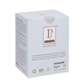 Plastfree - Ekologisk & Vegansk Binda Natt 12 st