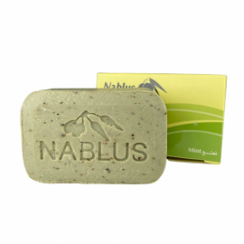 Nablus Soap Olivoljetvål Mynta naturlig handgjord tvål