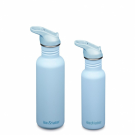 Klean Kanteen - Classic w/Flip Seal Sport Cap, Clear Sky
