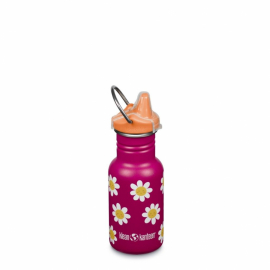 Klean Kanteen - Kid Classic 355 ml, Happy Flowers, Sippy Cap