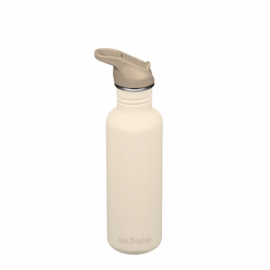 Klean Kanteen - Classic w/Flip Seal Sport Cap, White Cap Gray, 800 ml