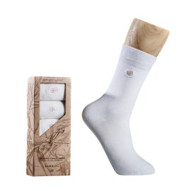 Bambusa - Klassiska strumpor Bambu Vit, 38-45