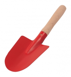 Spade i Metall Barn, Röd