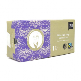 Fair Squared - Fairtrade Ekologisk Fast Schampotvål Oliv för Normalt Hår, 450g