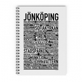 Wallstars - Skrivbok Jönköping Olinjerad A5 