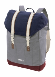 Melawear Ekologisk Ryggsäck MELA V 20 L BlåGråVinröd Melawear Ekologisk Ryggsäck MELA V 20 L Grå Rekoshoppen.se