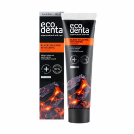 EcoDenta - Naturlig Tandkräm, Black Whitening, Volcanic Minerals