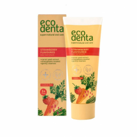 EcoDenta - Naturlig Barntandkräm, Strawberry
