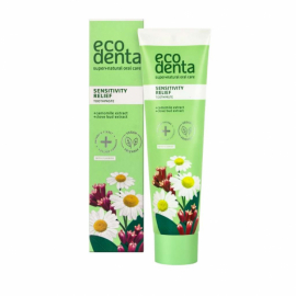 EcoDenta - Naturlig Tandkräm, Sensitivity Relief, Camomile & Clove