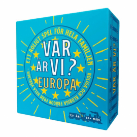 Middagsspel Var är vi Europa i fyrkantig ask