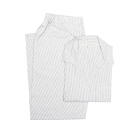  Classic Textiles - Pyjamasset 2-dels Runmarö, Linne/Vit