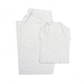  Classic Textiles - Pyjamasset 2-dels Runmarö, Linne/Vit