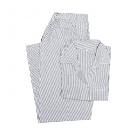 Classic Textiles - Pyjamasset 2-dels Runmarö, Marinblå/Vit