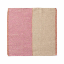 Hälsinge Linneväveri - Skurtrasa Wanja, Rosa