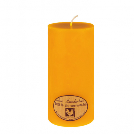 Kerzenfarm - Handstöpta Bivaxljus Blockljus, 135 x 64 mm