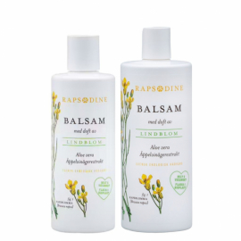 Balsamflaska med äppelvinägerextrakt och lindblomsdoft