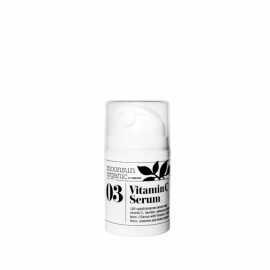 Vitamin C Serum 50 ml från Moonsun Organic i förpackning.