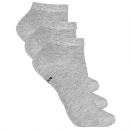 Life Wear - Strumpa i Bambu Kort Skaft 3-pack Ljusgrå,