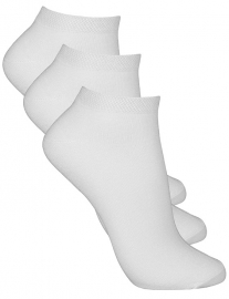 Life Wear - Strumpa i Bambu Kort Skaft 3-pack Vit