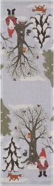 Ekelund - Löpare Julpromenad 35 x 120 cm