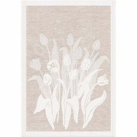 Ekologisk kökshandduk i bomull och lin tillverkad i Sverige