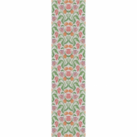 Bordslöpare med tulpanmönster i bomull