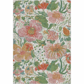 Handduk Fiona 35 x 50 cm med blommor i varma mjuka färger