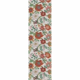 Broby bordslöpare i färgrikt blommönster