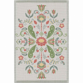 Handduk Torplyckan 40 x 60 cm med gammaldags folkloremönster