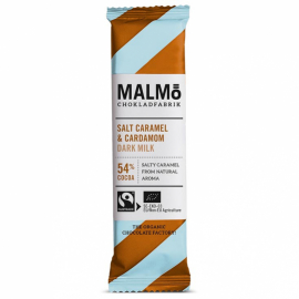 Malmöbars Salt Karamell & Kardemumma Ekologisk Choklad 54%