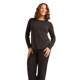 Boody - Pyjamaströja i Bambu, Svart