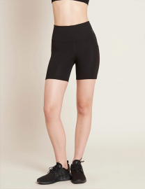 Boody - Motivate Tights i Bambu Korta Ben 12 cm, Svart