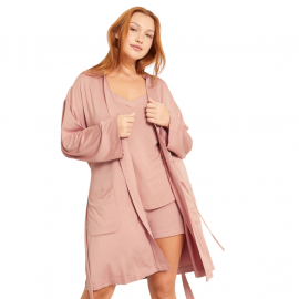 Boody - Goodnight Robe Dusty Pink