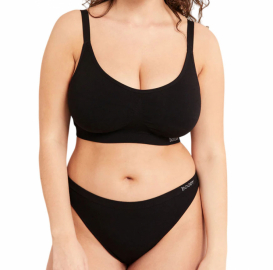 Boody - BH i Bambu Full Bust Wireless, Svart