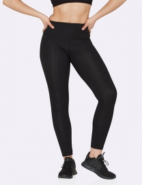 Boody - Active Tights 2.0 i Bambu Medelhög Midja Svart