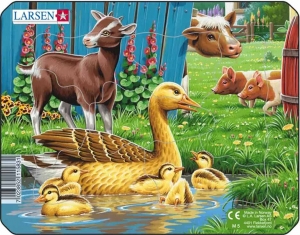 Litet Rampussel Gårdsdjur 7 bitar