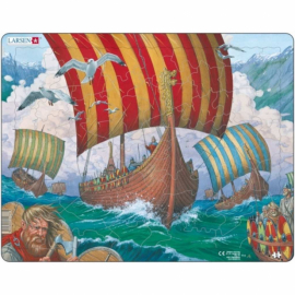 Larsen - Rampussel Vikingar till sjöss, 64 bitar