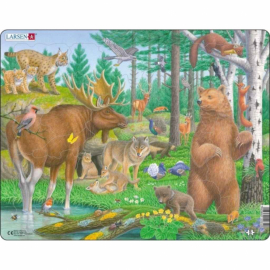 Larsen - Rampussel Skogsdjur, 29 bitar