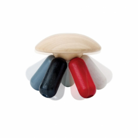 PlanToys - Manet, Flexi Jellyfish, Hög kontrast