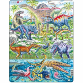 Larsen - Rampussel Dinosaurier, 70 bitar