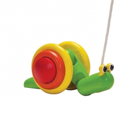 PlanToys Dragleksak Snigel Pull-Along Snail